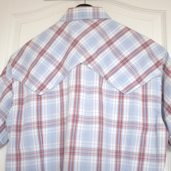 COPY - Haight & Ashbury sport pearl snap plaid shirt size 5 - Picture 5 of 14